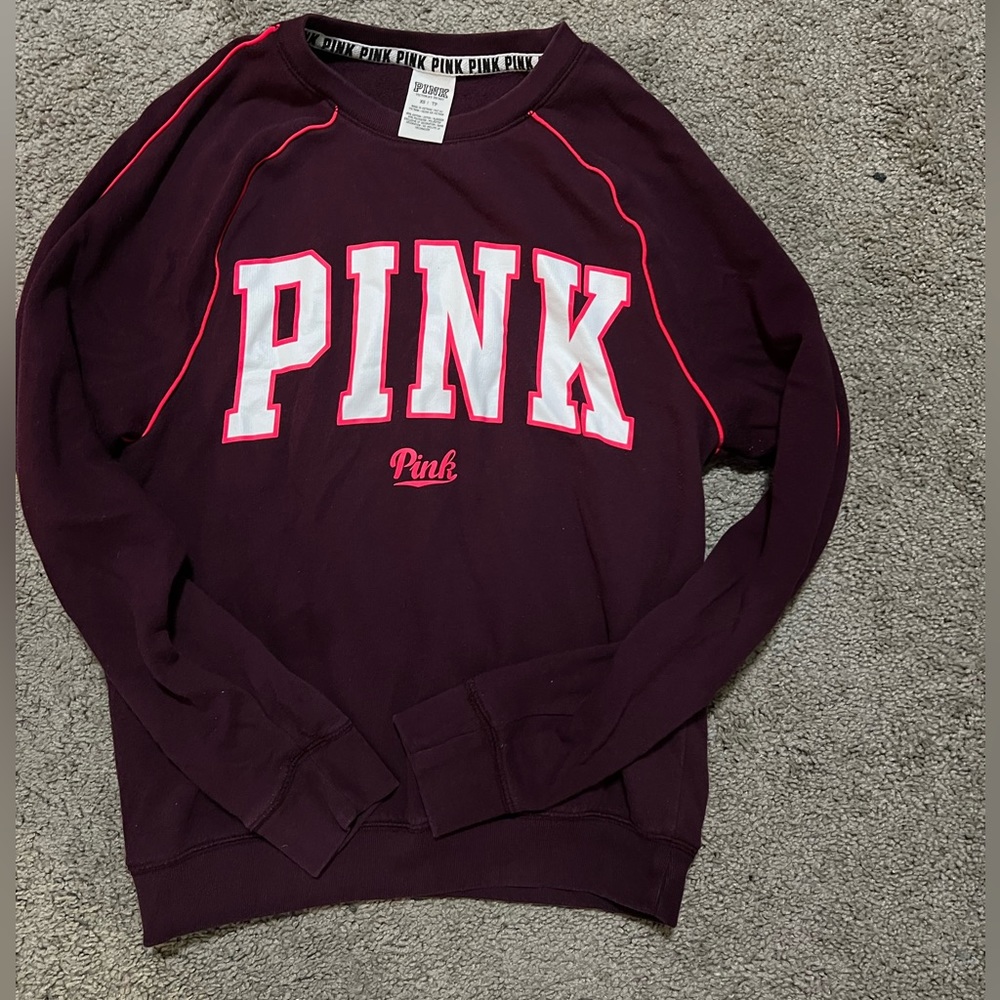 PINK crewneck sweater